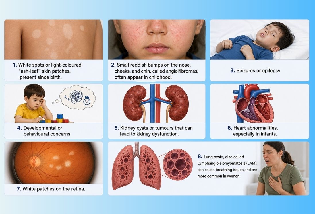 Signs and Symptoms of Tuberous Sclerosis Complex